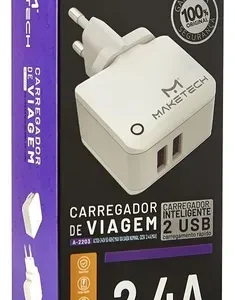 Carregador Maketech A-2203 Branco iOS 2 USB