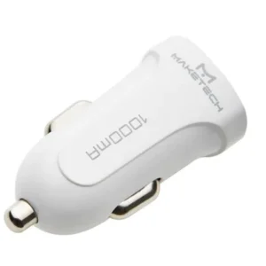 Carregador Veicular Maketech DL-C17 iOS Branco com Cabo