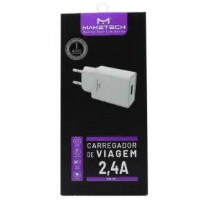 Fonte USB Maketech CM-19 Branco 2,4A