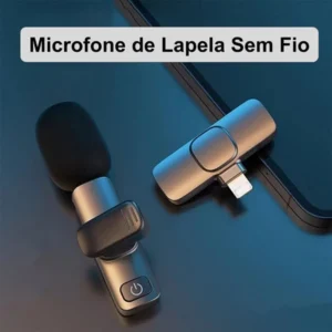 Microfone Sem Fio de Lapela iOS K9 MIC-30074